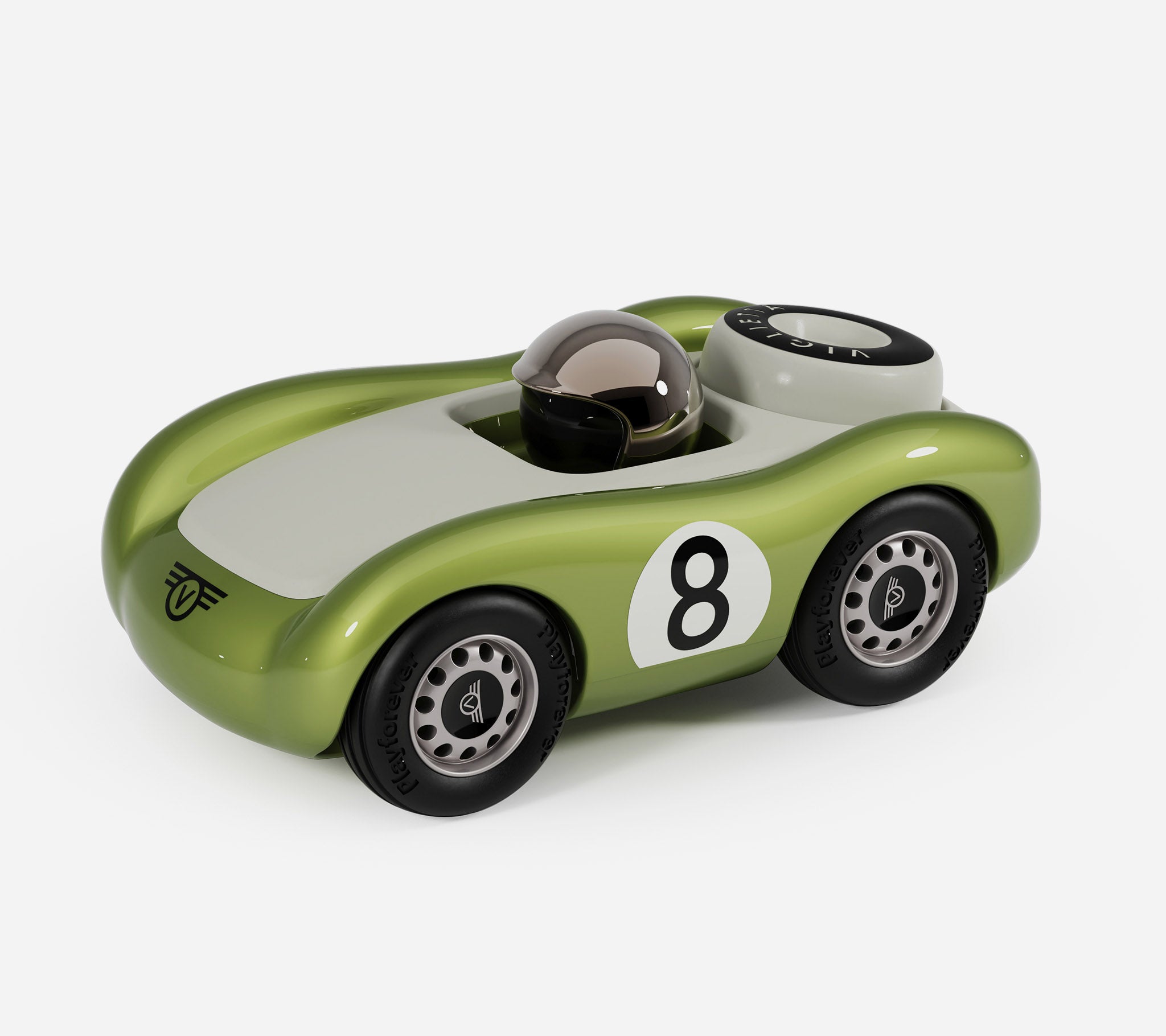 Playforever Vigliettaトイカー PL-VV102、箱なし VV104 Viglietta Birdy - Metalic Green Car – Playforever Official